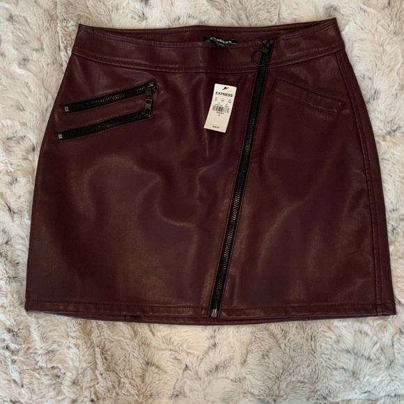 Express Dresses & Skirts - Faux Leather Express Skirt Brand New with Tags